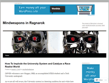 Tablet Screenshot of mindweaponsinragnarok.com